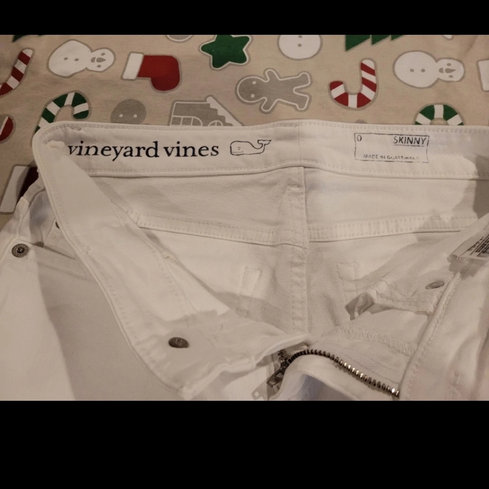 Vineyard Vines Skinny Jeans Size 0 - White
